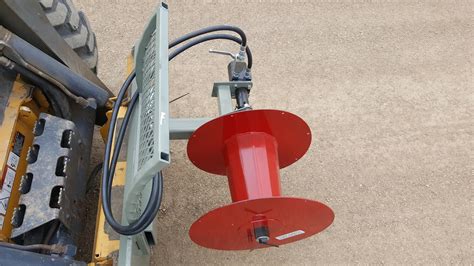 skid steer wire winder attachment